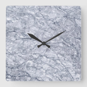 Padrão de Pedra Marble Relógio de Parede Acríli
