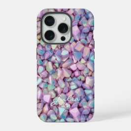 Padrão de Pedras Holográficas Personalizado