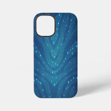 Padrão de Pele Alienigena Azul Bioluminescente - A