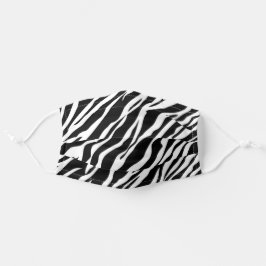 Padrão de Pele de Zebra Branca e Negra