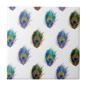 Padrão de pena de peacock