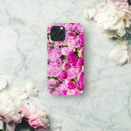 Padrão de Peônias Rosa