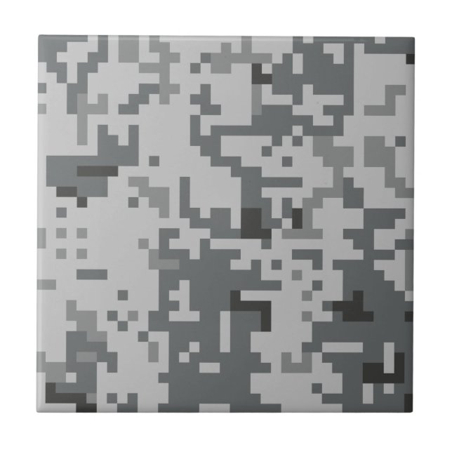 Padrão de Pixel Camo de Cinzas Urbanas (Frente)
