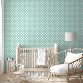 Padrão de Polkadots Verde e Branco da Casa da Moed