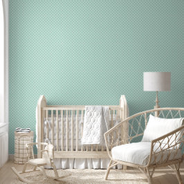 Padrão de Polkadots Verde e Branco da Casa da Moed
