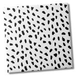 Padrão de pontos simples preto branco<br><div class="desc">Use este pano de fundo simples e chic preto e branco bagunçado para personalizar seu espaço de vida. Você também pode mudar a coloração de fundo para realmente fazê-la sua própria aparência. E você pode até fazer dos pontos pretos uma cor completamente diferente também! Quer queiras usar este azulejo como...</div>
