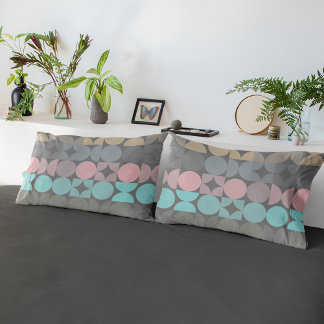 Padrão de Popart Quadrados dos Círculos de Abstrat