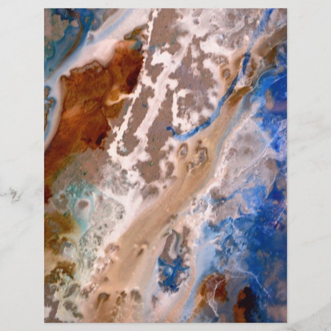 padrão de praia abstrato sandy padrão de água (Frente)