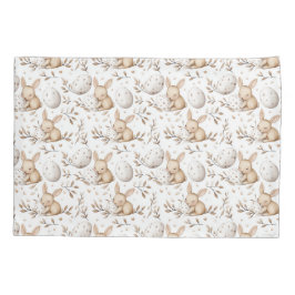 Padrão de Primavera de coelhos de Páscoa sem costu