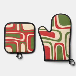 Padrão de Primaveras de Palma de Natal Moderno do