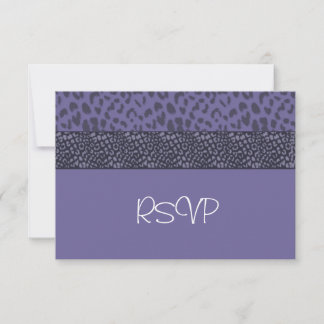 Padrão de Puma Roxo RSVP