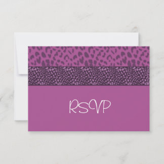 Padrão de Puma Roxo RSVP