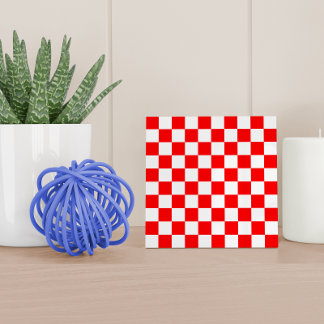 Padrão de Quadro de Verificação Croata Branco Mode
