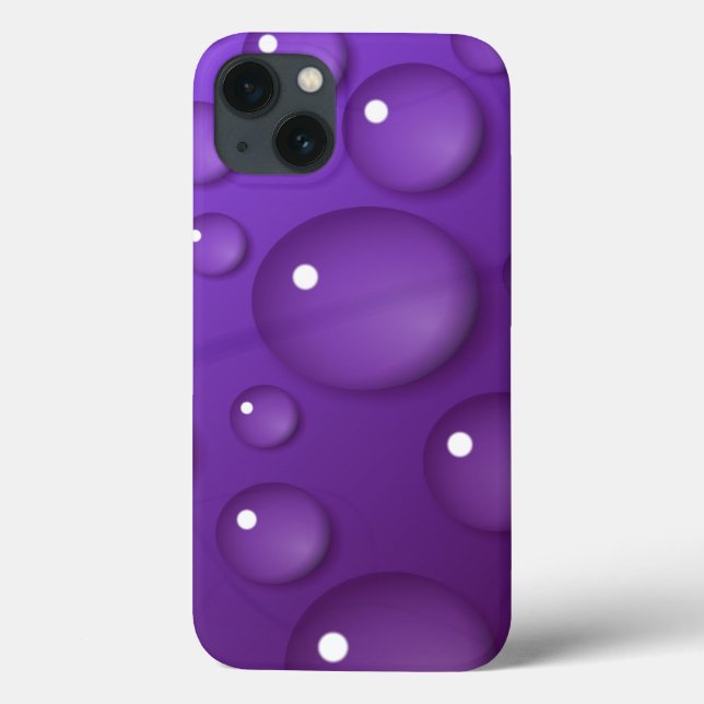 Padrão de queda de água púrpura (Verso)