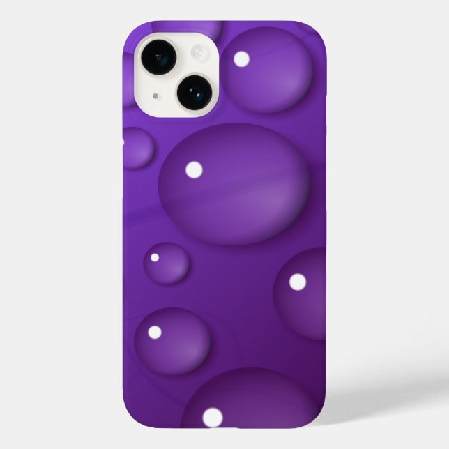 Padrão de queda de água púrpura (Verso)