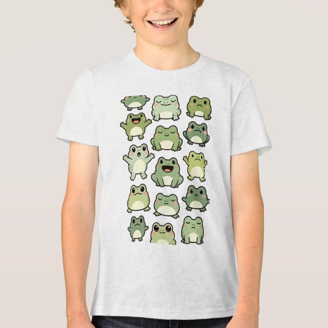 Padrão de Rabisco de Sapo - Presente Kawaii para C (Frente)