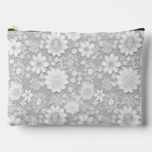 Padrão de rendas florais brancas elegantes