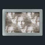 Padrão de retrato de Beethoven<br><div class="desc">Uma imagem de Beethoven formando um padrão sem costura. Design original baseado em uma imagem vetorial.</div>