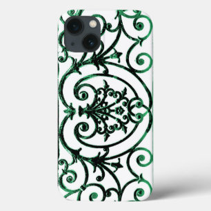 Padrão de rolagem verde e branco Case-Mate iPhon