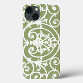 Padrão de rolagem verde-oliva Case-Mate iPhone ca