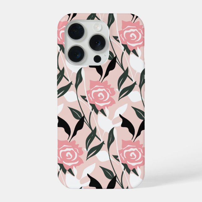 Padrão de rosa cor-de-rosa (Verso)