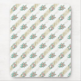Padrão de Rosa de Vintage - Mousepad