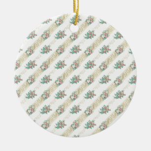 Padrão de Rosa de Vintage - Ornamento