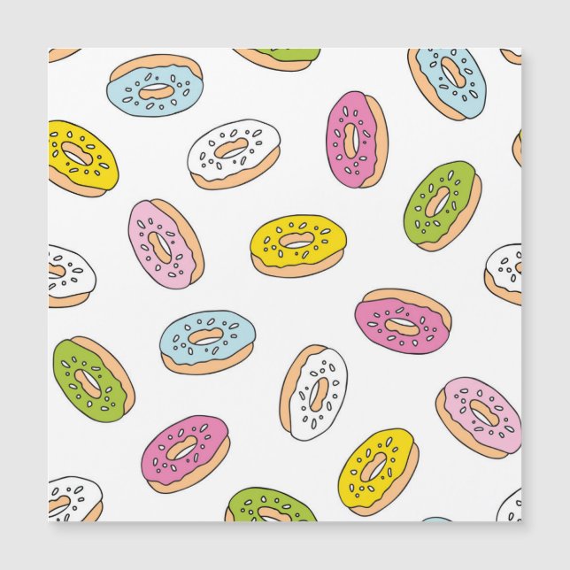 Padrão de rosquinha de porta, design sem costura. (Frente)