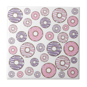 Padrão De Rosquinhas, Rosquinhas Rosa, Rosquinhas