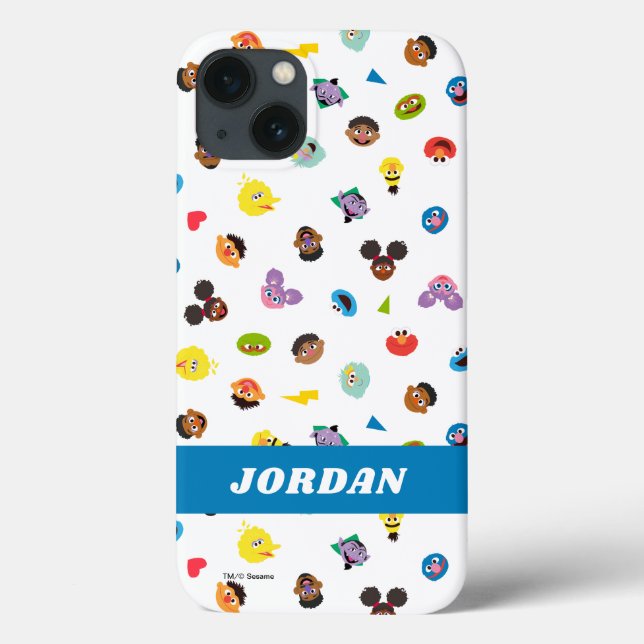 Padrão de rosto unido | Adicione seu nome (Verso)