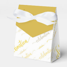 Padrão de script de celebração Caixa de Favorecime