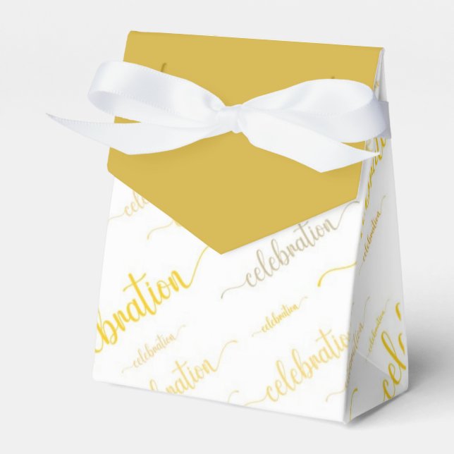 Padrão de script de celebração Caixa de Favorecime (Frente)