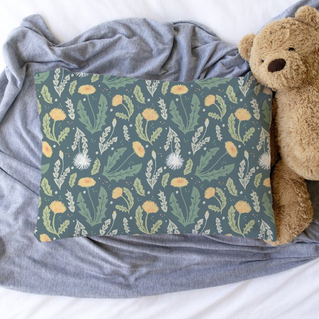 Padrão de Semana Floral de Dandelion (Dandelion Pattern Pillowcase)