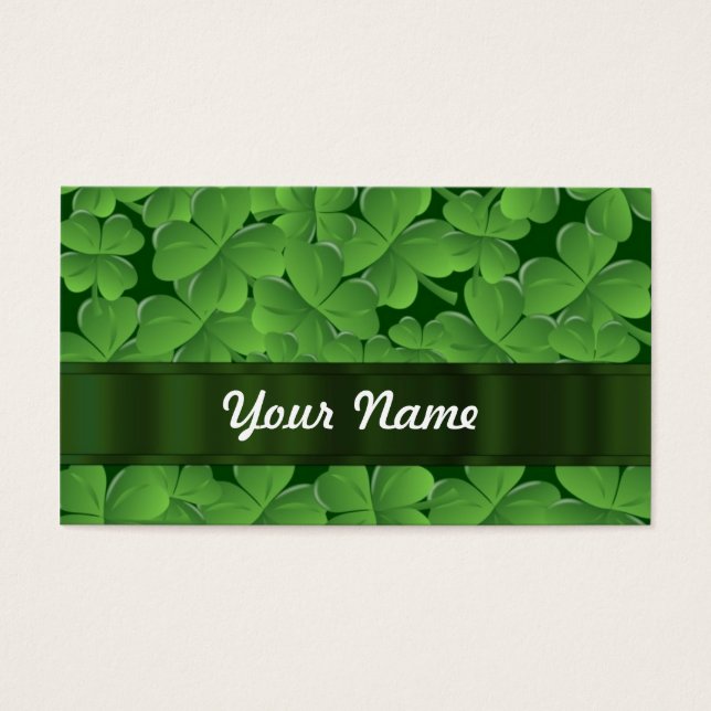 Padrão de shamrock verde (Frente)