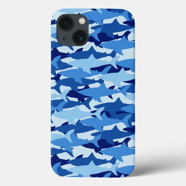 Padrão de Shark Azul (Verso)