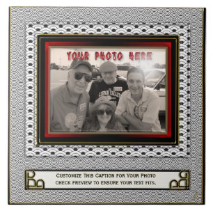 Padrão de Shell Japonês + Azulejo de Foto (Persona