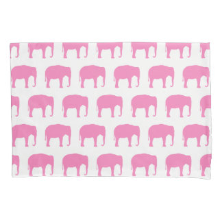 Padrão de Silhouettes de Elefante Rosa