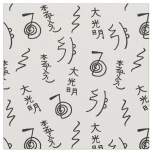 Padrão de símbolos Reiki - Tecido de cura Reiki