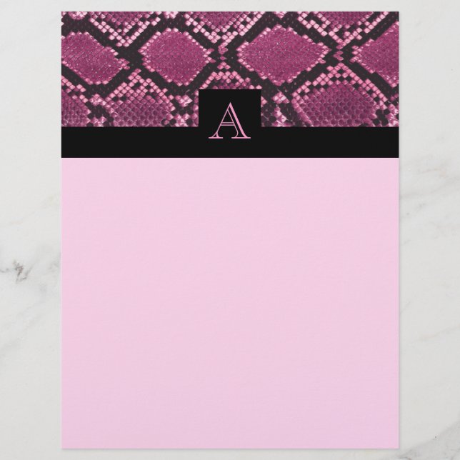 Padrão de Snakeskin rosa (Frente)