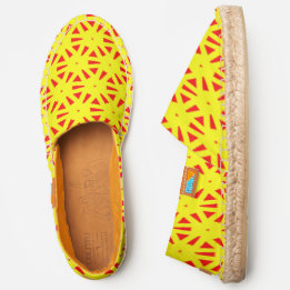 Padrão de sóis vermelho-escuro e amarelo