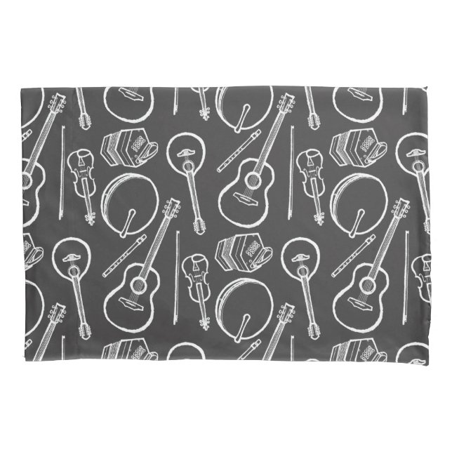 Padrão de Solteiro de Instrumentos de Música Irlan (Frente)