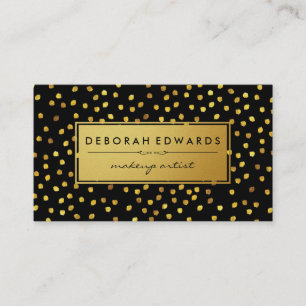 Padrão de Speck Dourado na moda com etiqueta do O