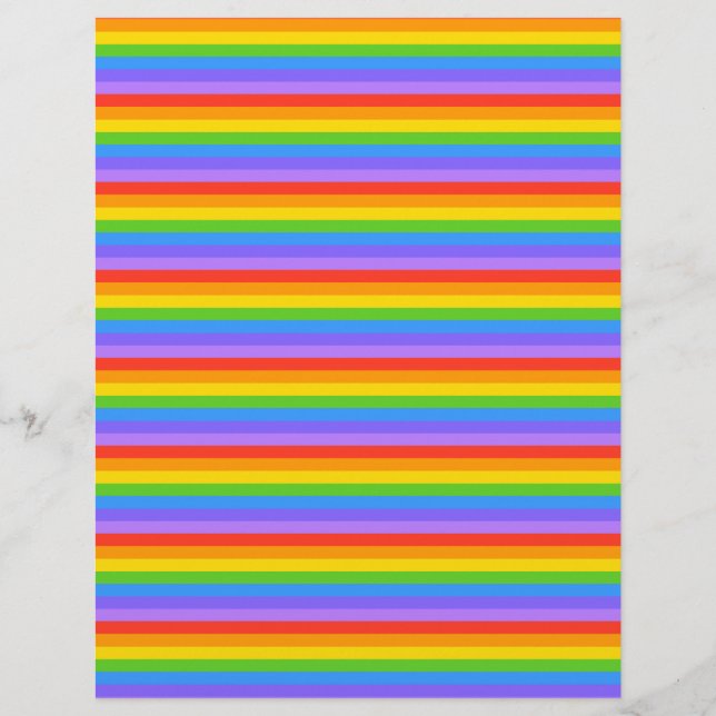Padrão de Stripes Arco-Íris. (Frente)