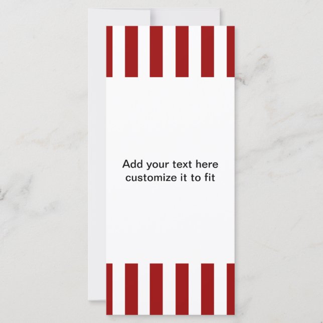 Padrão de Stripes Brancas Vermelhas (Frente)