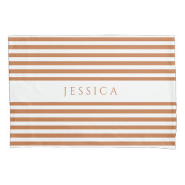 Padrão de Stripes Castanho Moderno