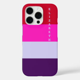 Padrão de Stripes Vermelhas, Rosa e Púrpura