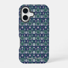 padrão de suéter de natal feio e bonito