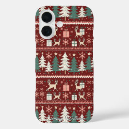 padrão de suéter de natal feio e bonito