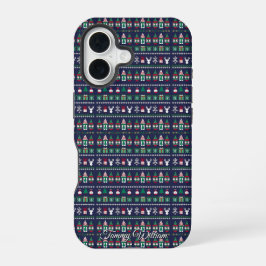 padrão de suéter de natal feio e bonito