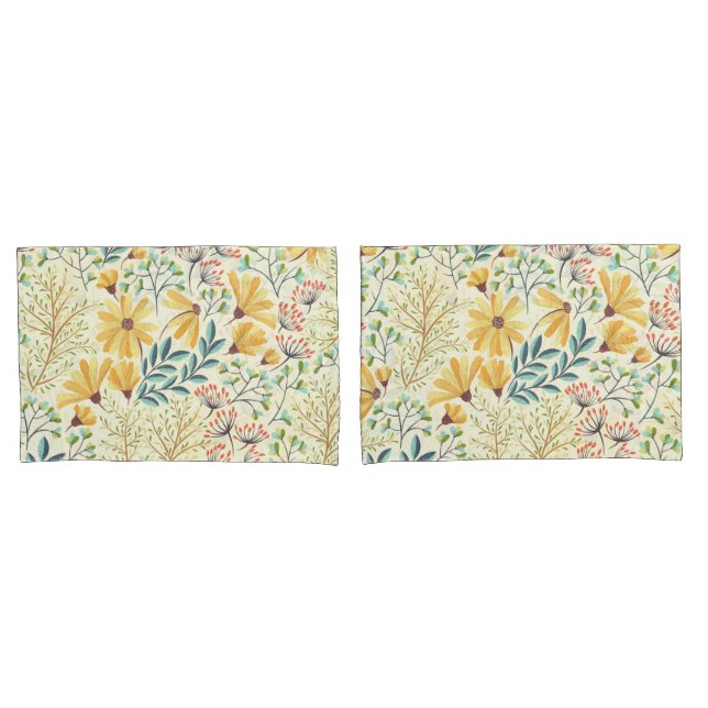 Padrão de superfície floral - Papel de parede Abst (Frente - conjunto)